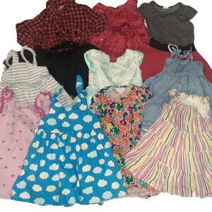 HUGE lot of dresses YOUNGLAND~LULAROE~RACHEL ZOE~RARE TOO outfits-GIRLS SIZE 2T